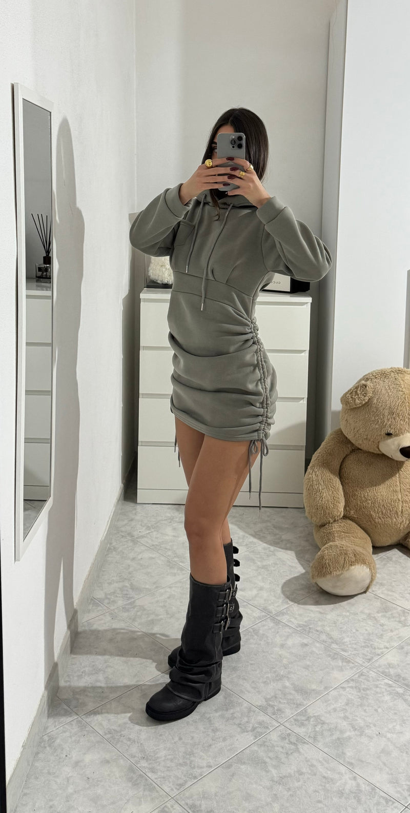 MiniDress SUIT grigio